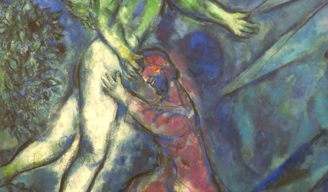 Chagall Jacob Wrestles Nice