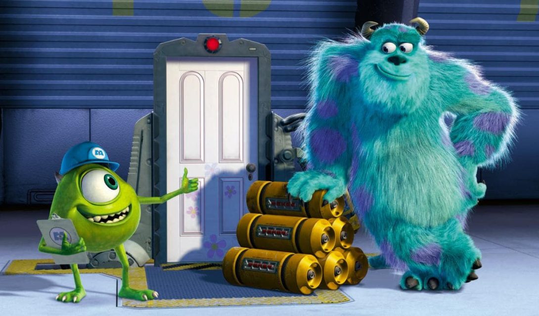 Mike and Sully from Monsters Inc.