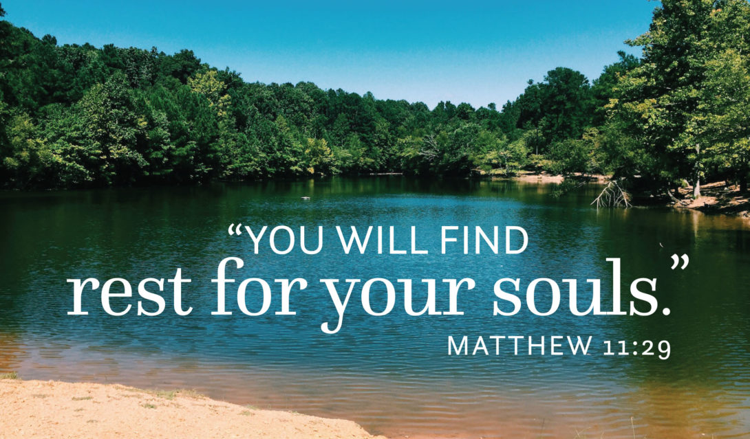 Beach - "You will find rest for your souls" -Matthew 11:29